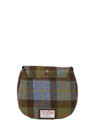 Harris Tweed Catriona Bag A017 (Brown Leather)
