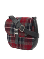 Harris Tweed Catriona Bag - A0214 (Black Leather)