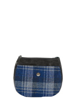 Harris Tweed Catriona Bag - A0237 (Black Leather)