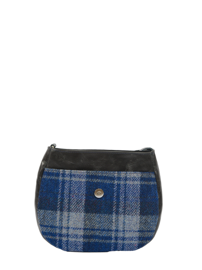 Harris Tweed Catriona Bag - A0237 (Black Leather)