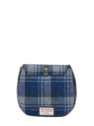 Harris Tweed Catriona Bag - A0237 (Black Leather)