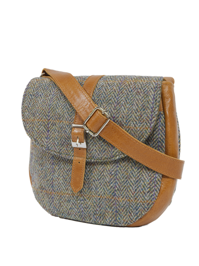 Harris Tweed Catriona Bag - HB107 (Tan Leather)