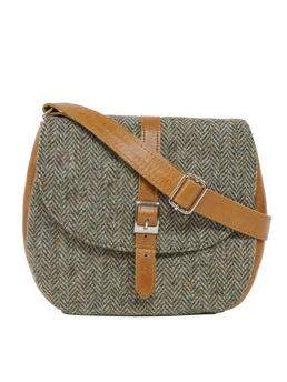Harris Tweed Catriona Bag HB52 (Tan Leather)