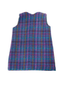 Harris Tweed Childrens Dress Purple/Teal Check