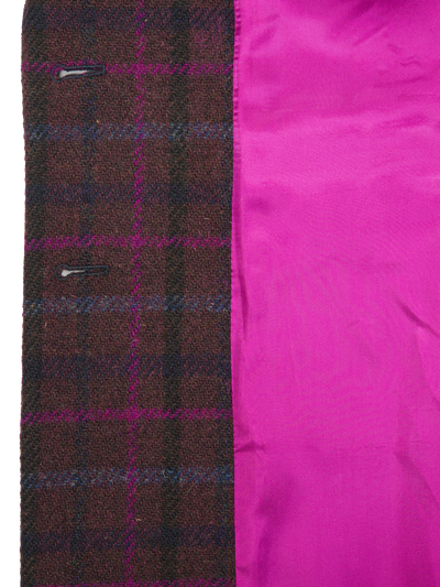 Harris Tweed Christine Coat Plum/Magenta Multi