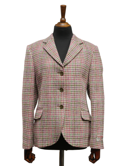 Harris Tweed Claire Jacket Pink/Green Check