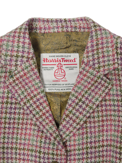 Harris Tweed Claire Jacket Pink/Green Check