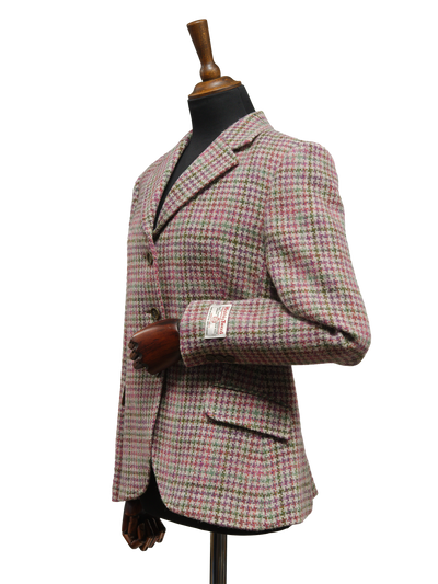 Harris Tweed Claire Jacket Pink/Green Check