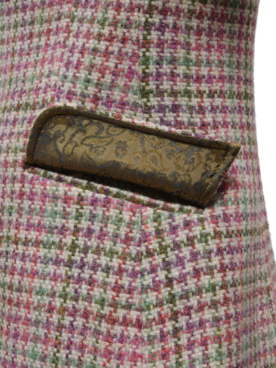 Harris Tweed Claire Jacket Pink/Green Check