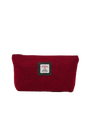 Harris Tweed Cosmetic Bag - 211 (Brown Leather)