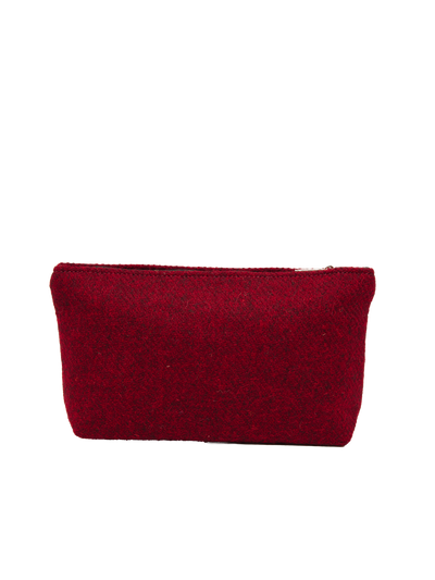 Harris Tweed Cosmetic Bag - 211 (Brown Leather)