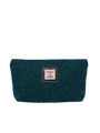 Harris Tweed Cosmetic Bag - 334 (Brown Leather)