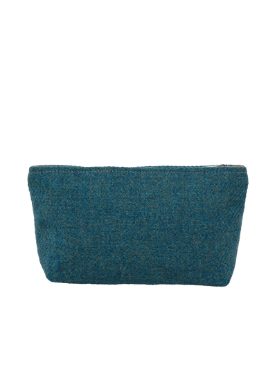 Harris Tweed Cosmetic Bag - 350 (Tan Leather)