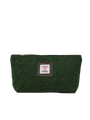Harris Tweed Cosmetic Bag - 352 (Brown Leather)