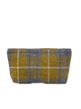 Harris Tweed Cosmetic Bag - A0102 (Tan Leather)