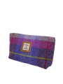 Harris Tweed Cosmetic Bag - A0114 (Tan Leather)