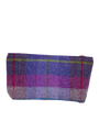 Harris Tweed Cosmetic Bag - A0114 (Tan Leather)