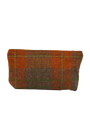 Harris Tweed Cosmetic Bag - A0124 (Tan Leather)