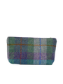Harris Tweed Cosmetic Bag - A0173 (Tan Leather)