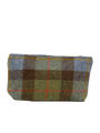 Harris Tweed Cosmetic Bag - A017 (Brown Leather)
