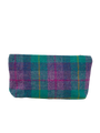 Harris Tweed Cosmetic Bag - A0222 (Tan Leather)