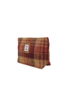 Harris Tweed Cosmetic Bag - A0238 (Tan Leather)