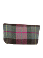 Harris Tweed Cosmetic Bag - A0254 (Tan Leather)