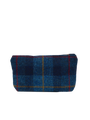 Harris Tweed Cosmetic Bag - A075 (Black Leather)