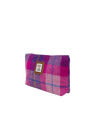 Harris Tweed Cosmetic Bag - A090 (Tan Leather)