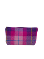 Harris Tweed Cosmetic Bag - A090 (Tan Leather)