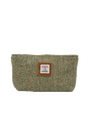 Harris Tweed Cosmetic Bag - HB52 (Tan Leather)
