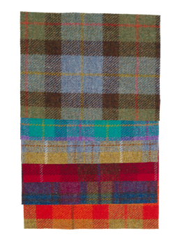 Harris Tweed Bundle Check Colours (Set of 6)