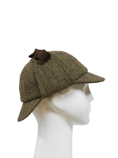 Deerstalker/Sherlock Hat Brown Herringbone With Overcheck (FW2013)