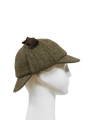 Deerstalker/Sherlock Hat Brown Herringbone With Overcheck (FW2013)