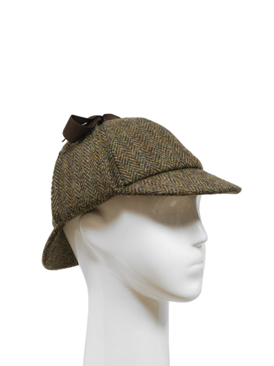 Deerstalker/Sherlock Hat Brown Herringbone With Overcheck (FW2013)