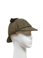 Deerstalker/Sherlock Hat Brown Herringbone With Overcheck (FW2013)