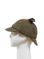 Deerstalker/Sherlock Hat Brown Herringbone With Overcheck (FW2013)