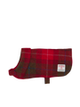 Harris Tweed Cosy Dog Coat - Red Check A001