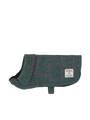 Harris Tweed Cosy Dog Coat - Turquoise Herringbone