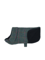 Harris Tweed Cosy Dog Coat - Turquoise Herringbone