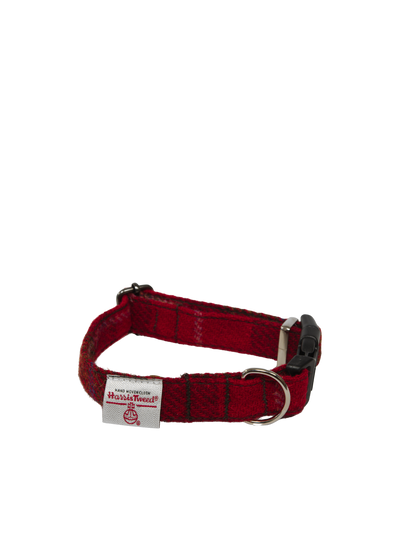 Harris Tweed Dog Collar - A001 (Clip)