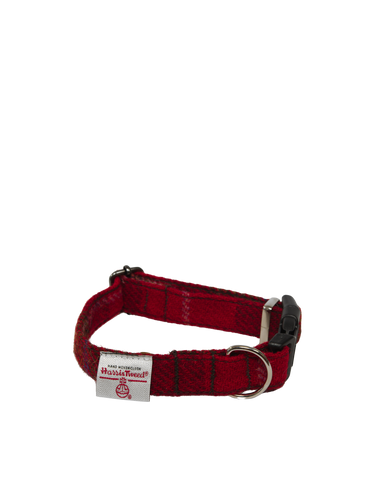 Harris Tweed Dog Collar - A001 (Clip)