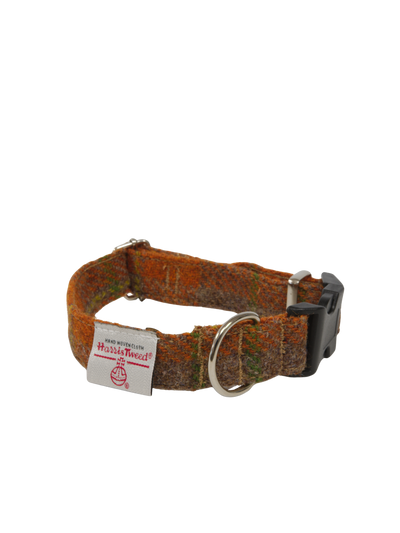 Harris Tweed Dog Collar A0124 (Clip)