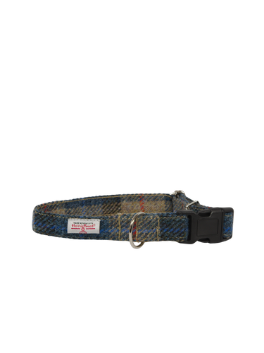 Harris Tweed Dog Collar - A0162 (Clip)