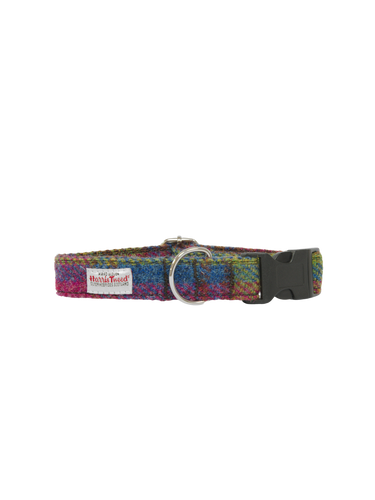 Harris Tweed Dog Collar - A0195 (Clip)