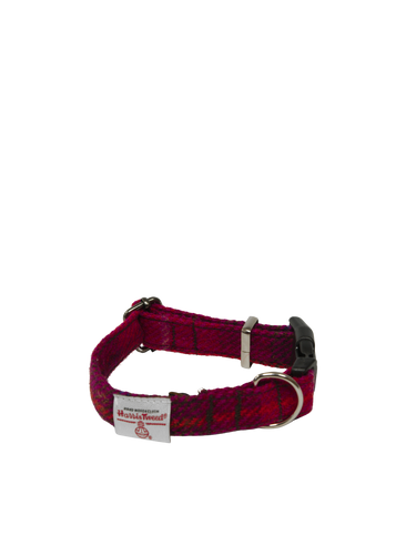 Harris Tweed Dog Collar - A031 (Clip)