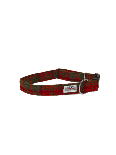 Harris Tweed Dog Collar - A083 (Clip)