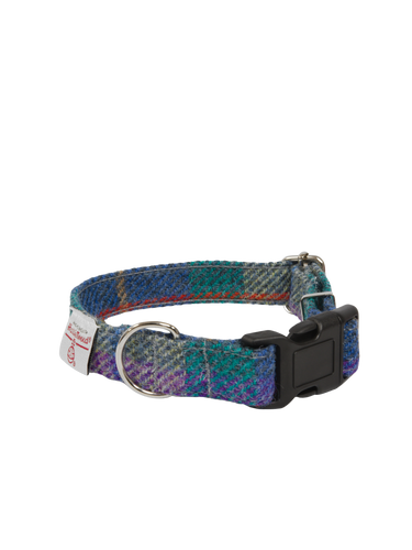 Harris Tweed Dog Collar - A085 (Clip)