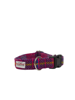 Harris Tweed Dog Collar A088 (Clip)