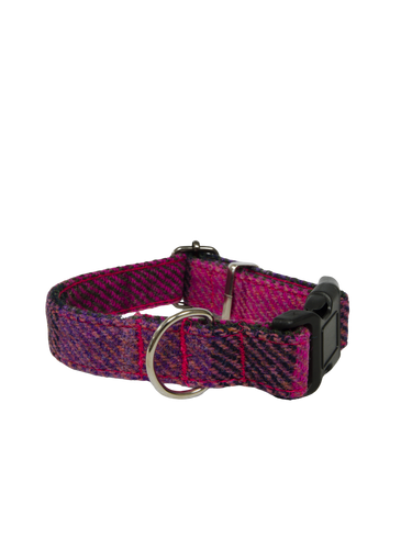 Harris Tweed Dog Collar - A0257 (Clip)